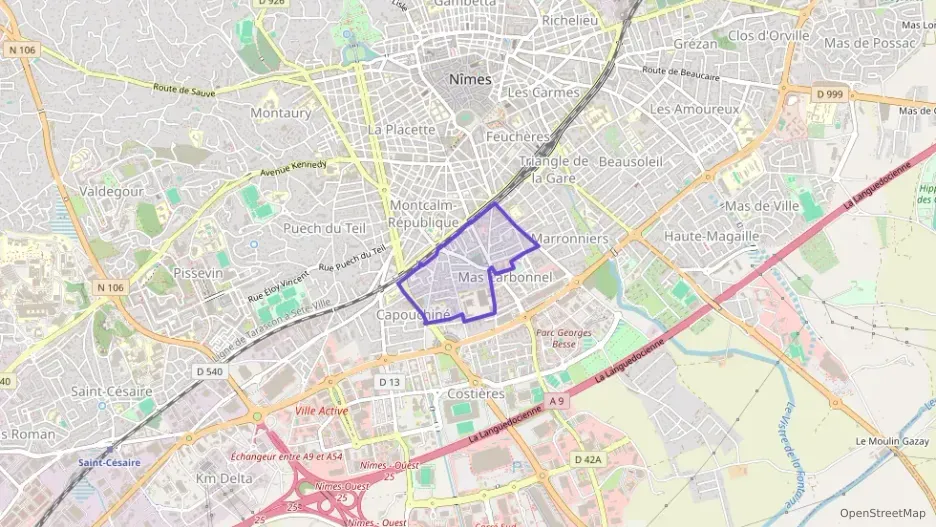 Appartement 54 m² trois pièces à vendre à Nîmes