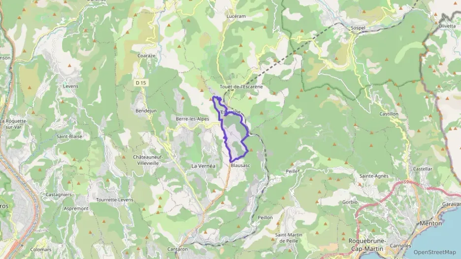 Appartement 55 m² deux pieces à vendre à L`Escarène