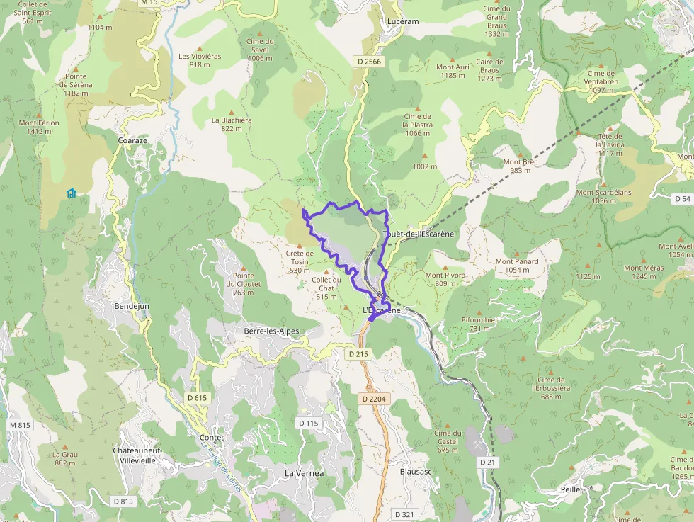 Appartement 61 m² trois pièces à vendre à L`Escarène