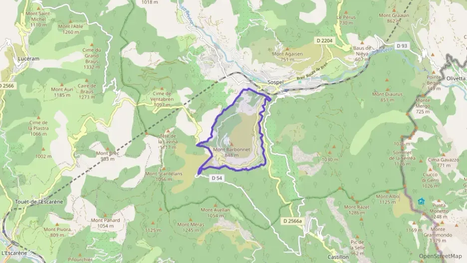 Appartement 60 m² quatre pièces à vendre à Sospel