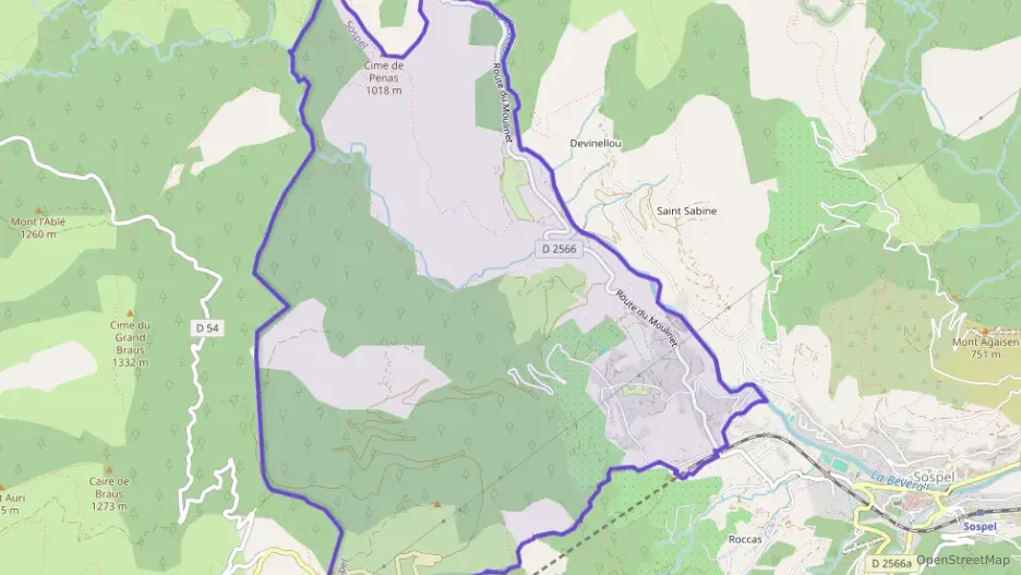Appartement 56 m² deux pieces à vendre à Sospel