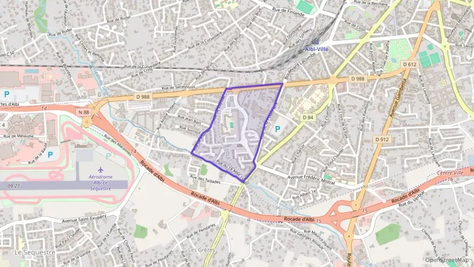 Appartement 35 m² deux pieces à vendre à Albi