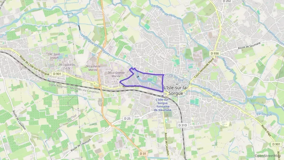 Appartement 73 m² trois pièces à vendre à L`Isle-sur-la-Sorgue