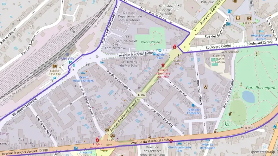 Appartement 51 m² trois pièces à vendre à Albi