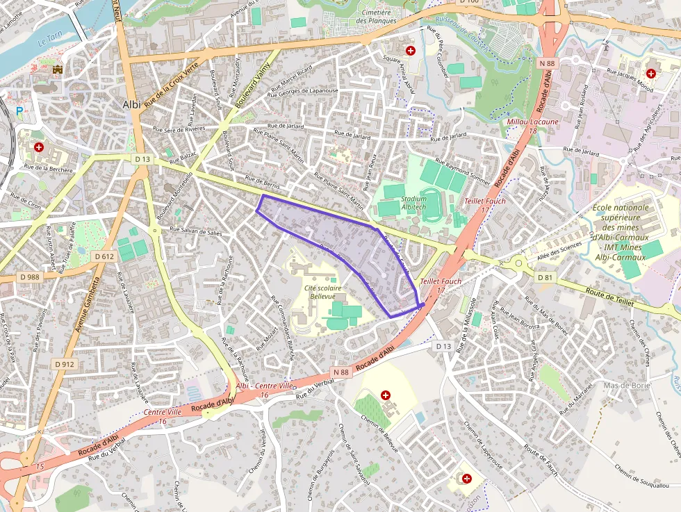 Appartement 46 m² deux pieces à vendre à Albi