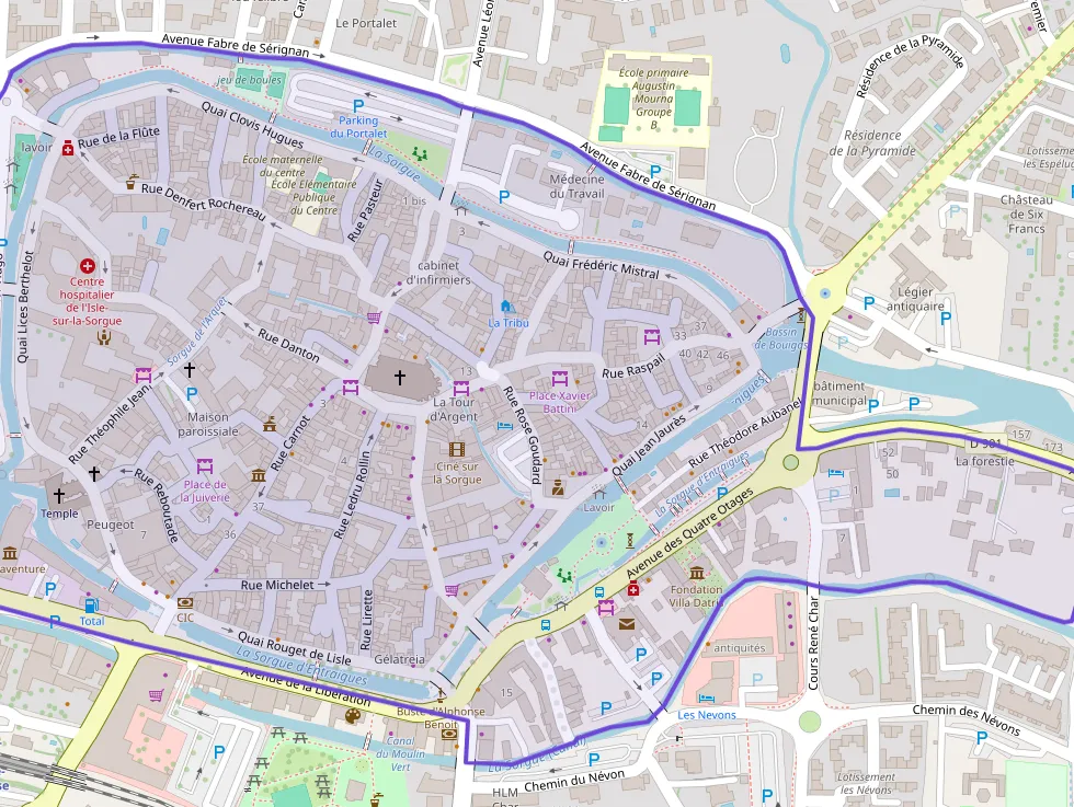 Appartement 130 m² trois pièces à vendre à L`Isle-sur-la-Sorgue