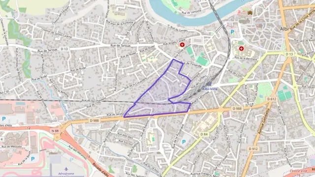 Appartement 55 m² deux pieces à vendre à Albi