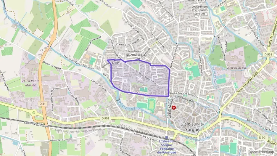 Appartement 87 m² quatre pièces à vendre à L`Isle-sur-la-Sorgue