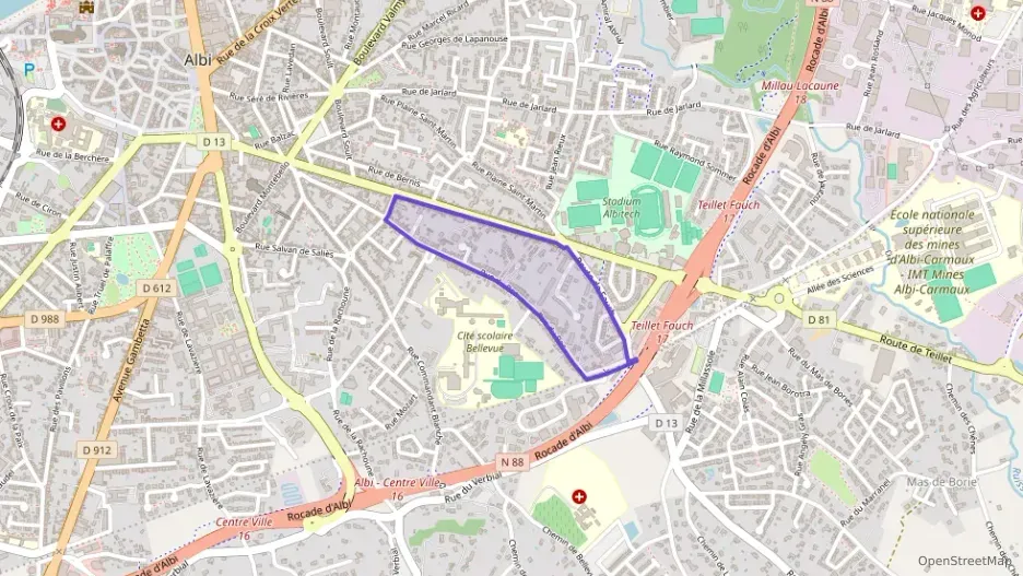 Appartement 36 m² une piece à vendre à Albi