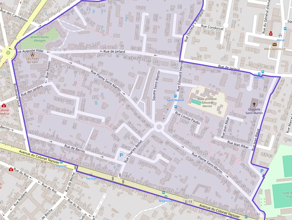 Appartement 50 m² trois pièces à vendre à Albi