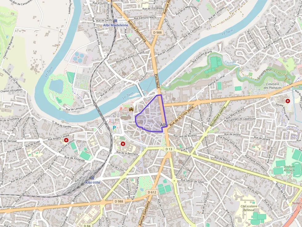 Appartement 38 m² une piece à vendre à Albi