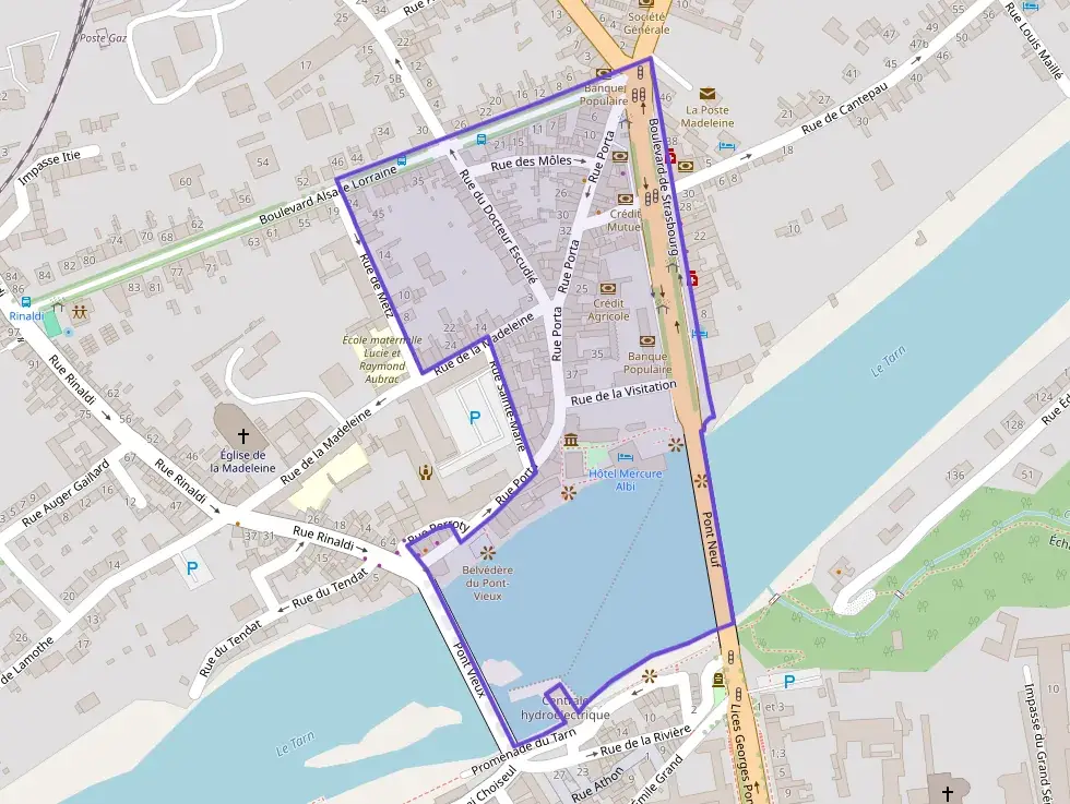 Appartement 50 m² deux pieces à vendre à Albi