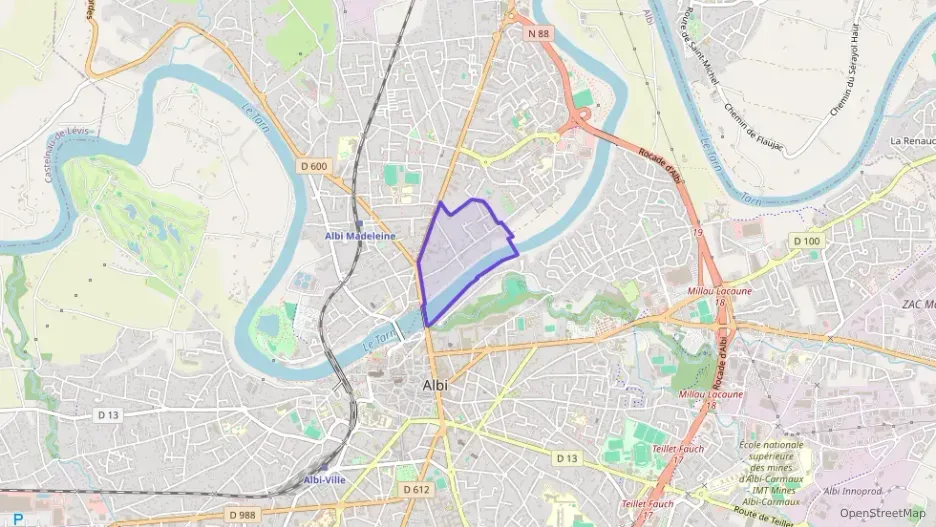 Appartement 23 m² une piece à vendre à Albi