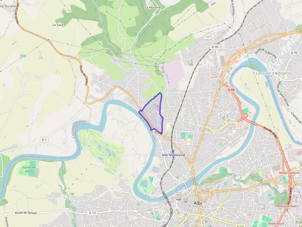 Appartement 38 m² deux pieces à vendre à Albi