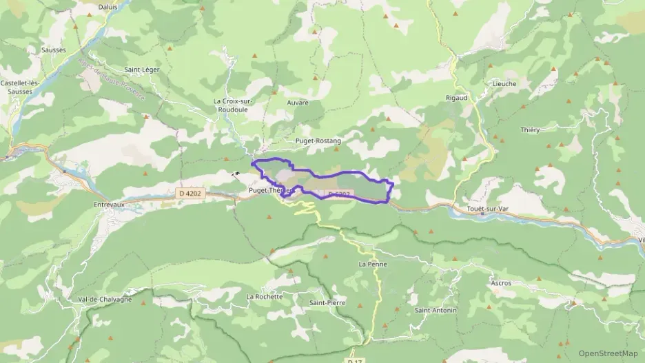 Appartement 60 m² trois pièces à vendre à Puget-Théniers
