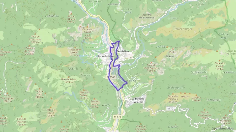Appartement 60 m² trois pièces à vendre à Roquebillière