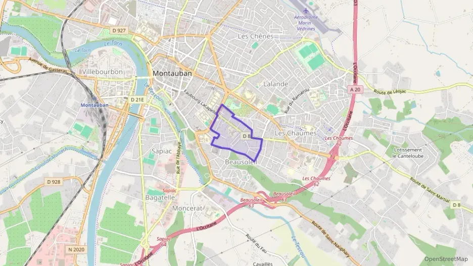 Appartement 64 m² quatre pièces à vendre à Montauban