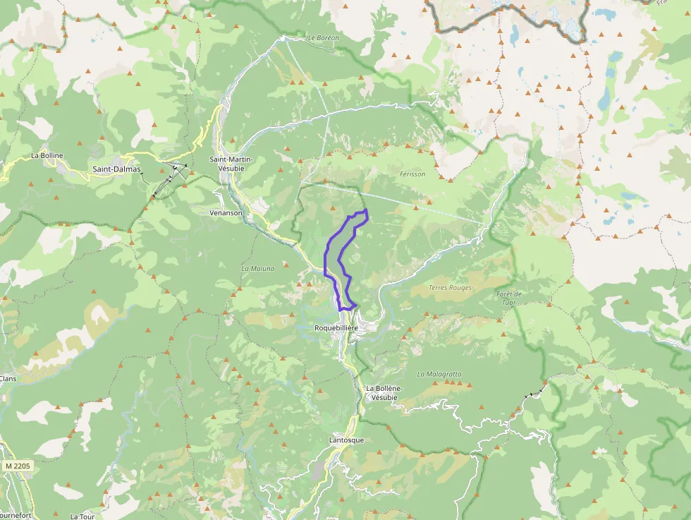 Appartement 60 m² quatre pièces à vendre à Roquebillière