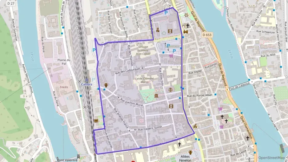 Appartement 135 m² quatre pièces à vendre à Cahors