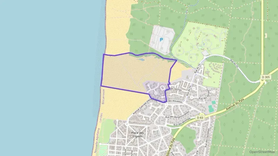 Appartement 61 m² trois pièces à vendre à Biscarrosse Appartement 61 m² trois pièces à vendre à Biscarrosse