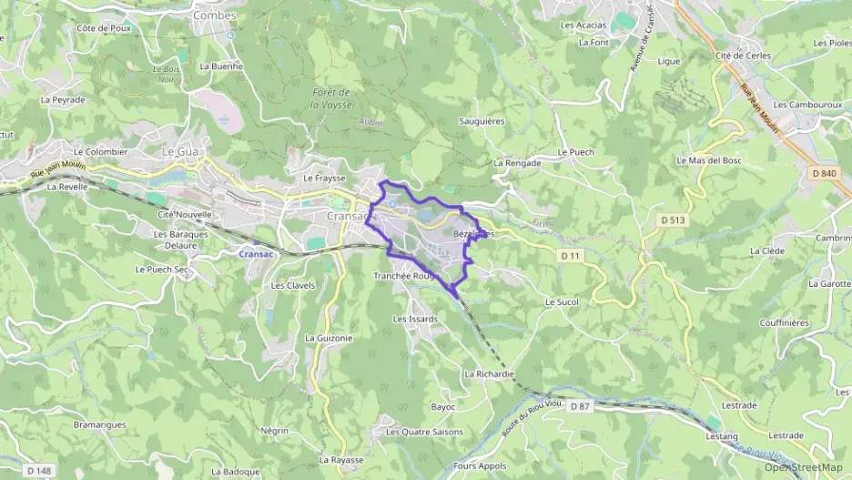 Appartement 55 m² trois pièces à vendre à Cransac