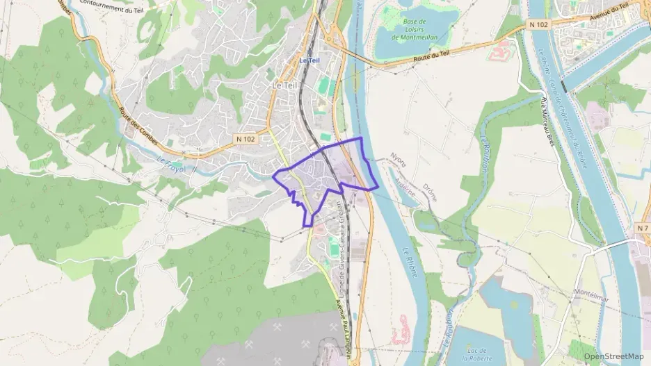 Appartement 100 m² quatre pièces à vendre à Le Teil Appartement 100 m² quatre pièces à vendre à Le Teil