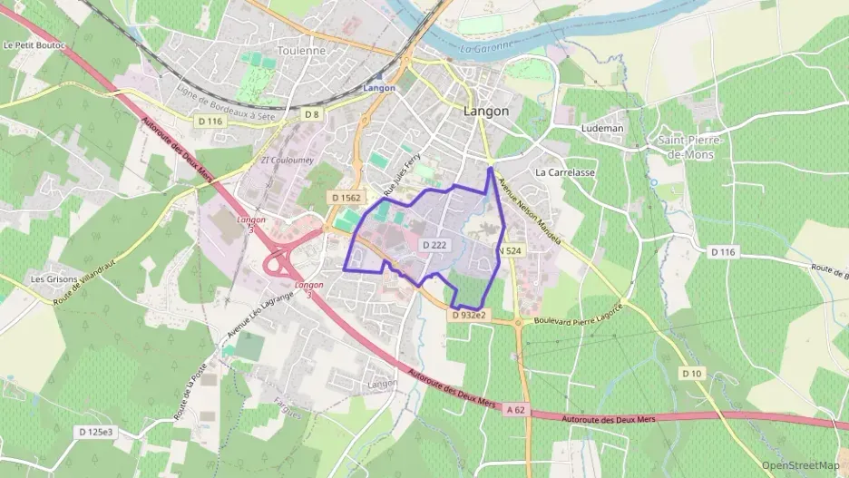 Appartement 57 m² trois pièces à vendre à Langon