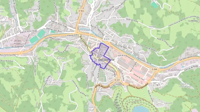 Appartement 90 m² quatre pièces à vendre à Decazeville