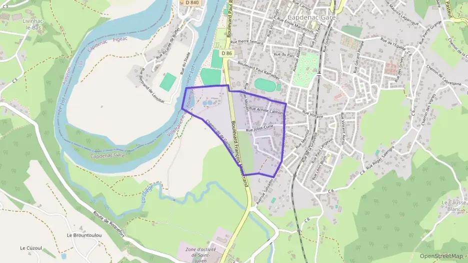 Appartement 62 m² quatre pièces à vendre à Capdenac-Gare