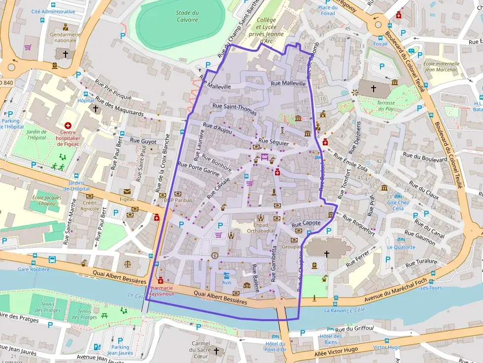 Appartement 45 m² deux pieces à vendre à Figeac