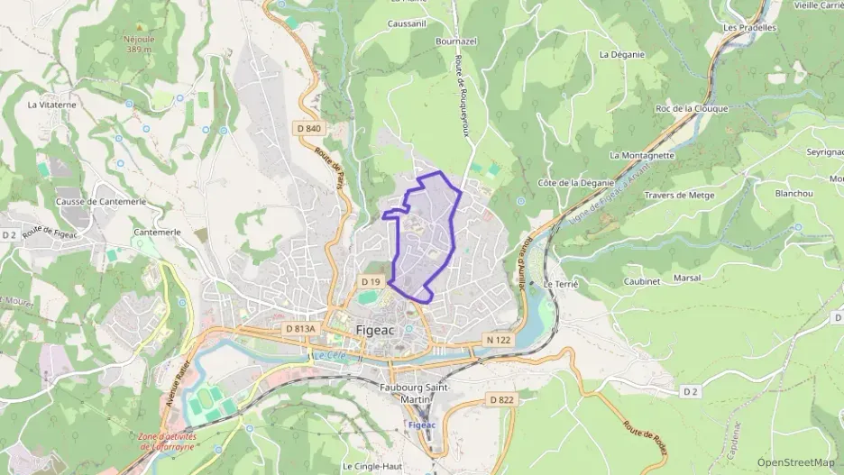 Appartement 35 m² deux pieces à vendre à Figeac