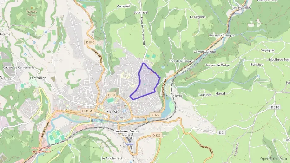 Appartement 56 m² trois pièces à vendre à Figeac