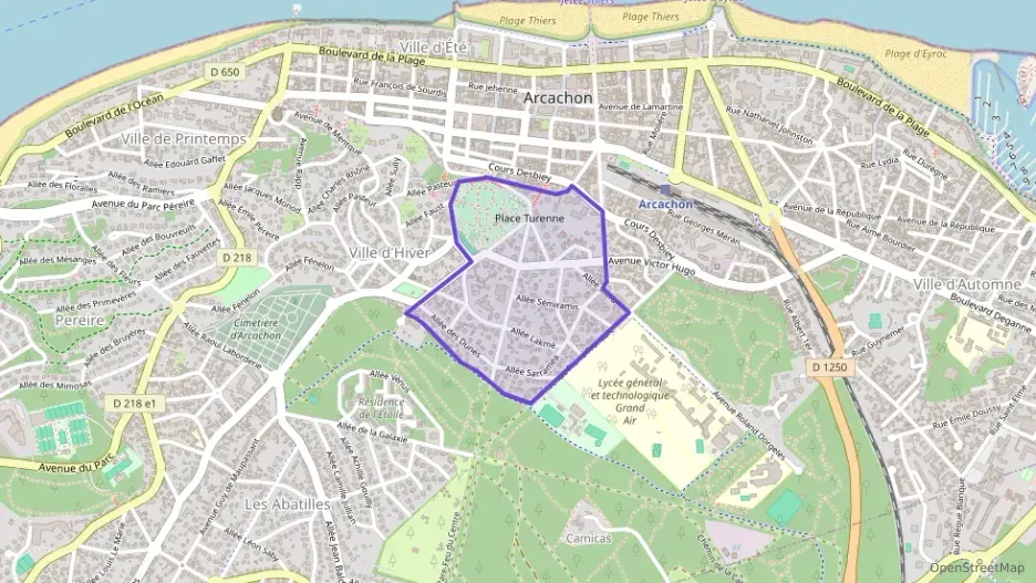 Appartement 49 m² trois pièces à vendre à Arcachon