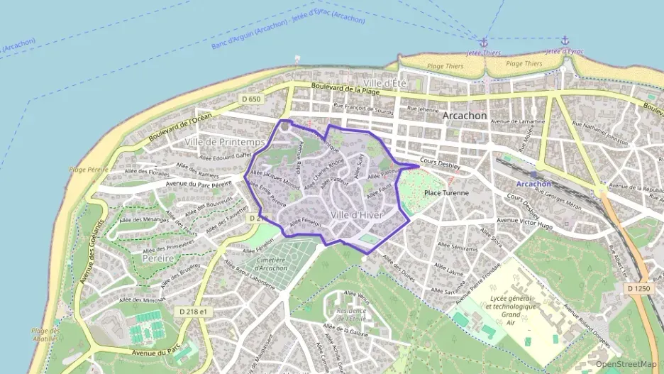 Appartement 45 m² trois pièces à vendre à Arcachon