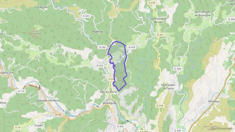 Appartement 35 m² une piece à vendre à Vals-les-Bains