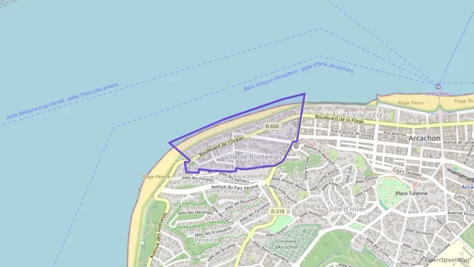 Appartement 48 m² deux pieces à vendre à Arcachon