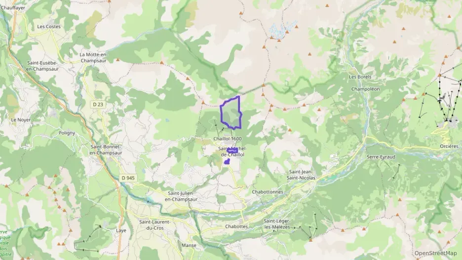 Appartement 55 m² trois pièces à vendre à Saint-Michel-de-Chaillol