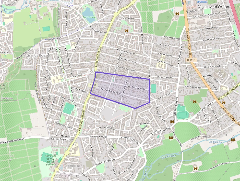 Appartement 61 m² trois pièces à vendre à Villenave-d`Ornon