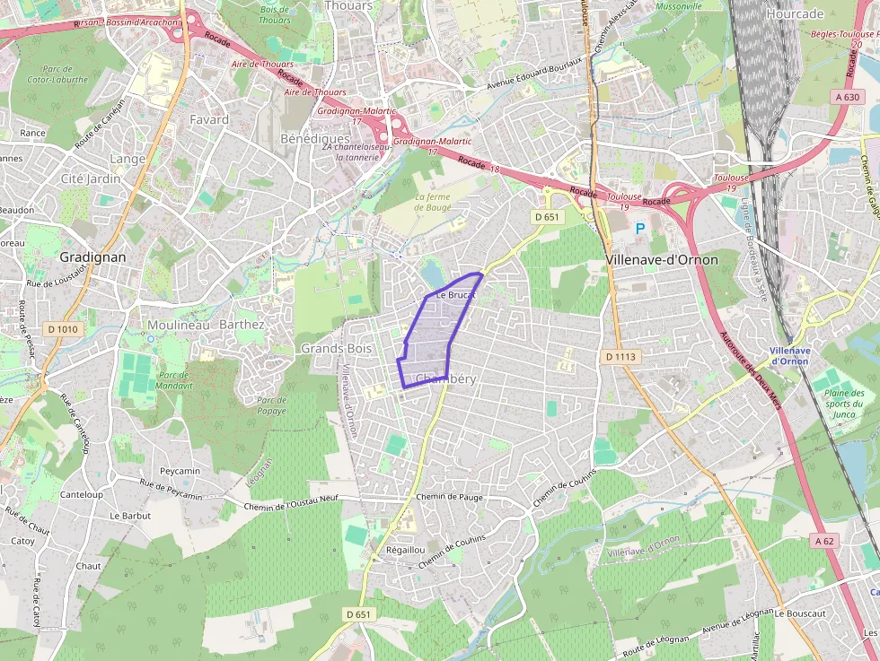 Appartement 44 m² deux pieces à vendre à Villenave-d`Ornon