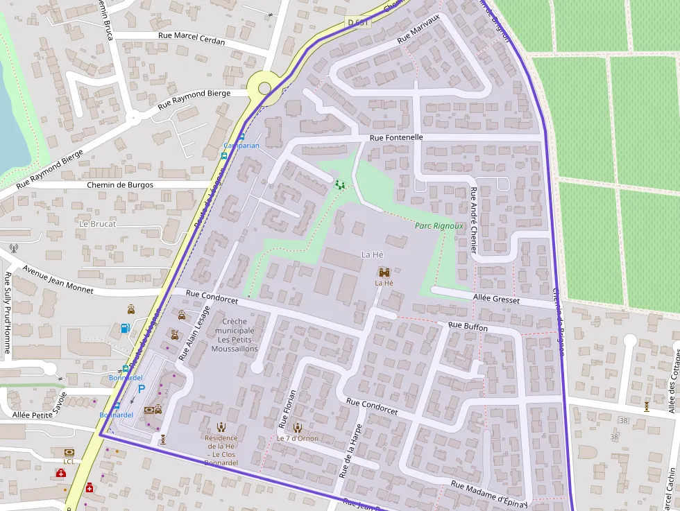 Appartement 49 m² deux pieces à vendre à Villenave-d`Ornon