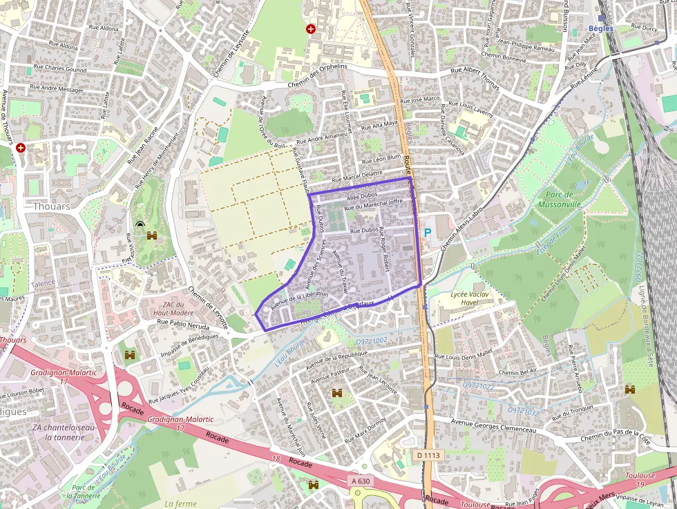 Appartement 66 m² trois pièces à vendre à Villenave-d`Ornon