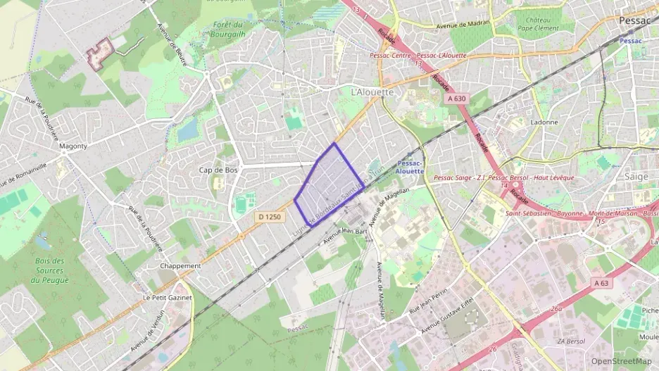 Appartement 40 m² deux pieces à vendre à Pessac