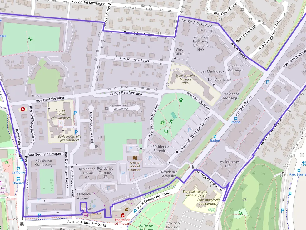 Appartement 84 m² une piece à vendre à Talence