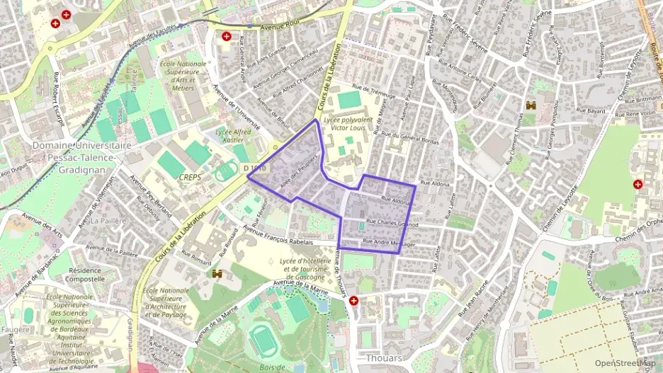 Appartement 20 m² une piece à vendre à Talence Appartement 20 m² une piece à vendre à Talence