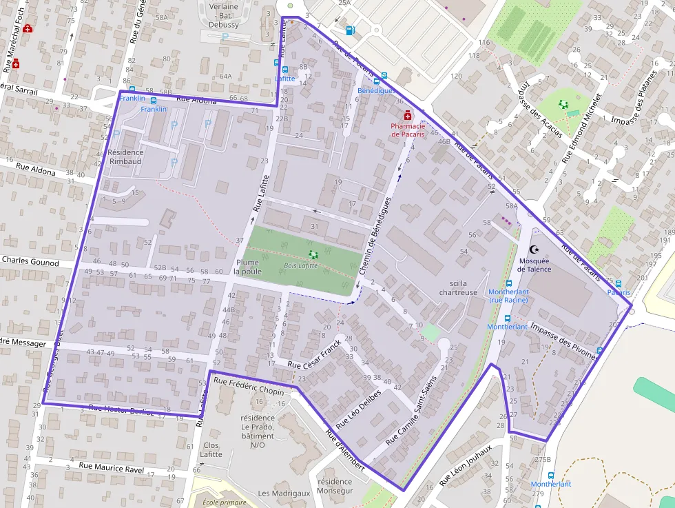 Appartement 71 m² quatre pièces à vendre à Talence