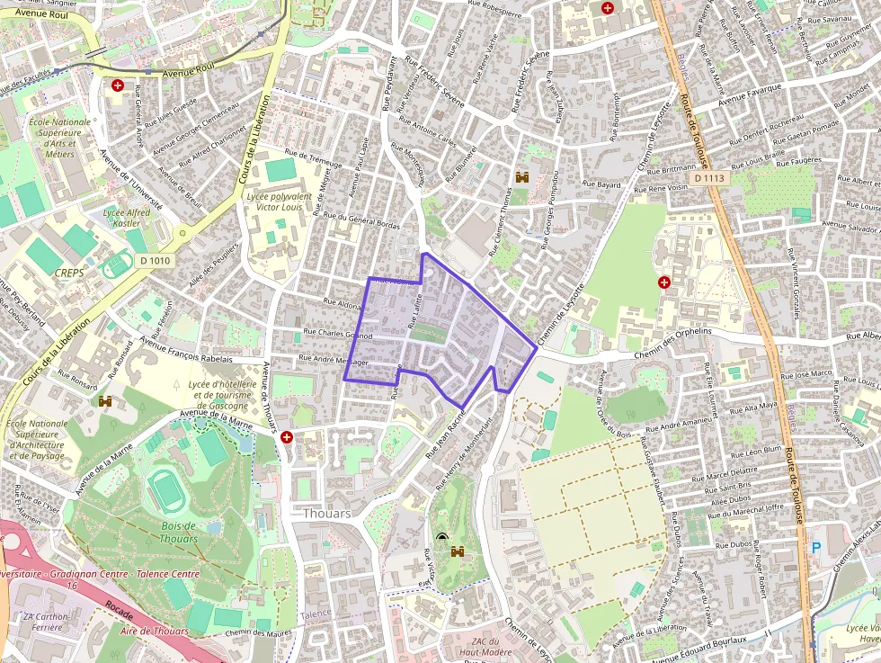 Appartement 71 m² quatre pièces à vendre à Talence