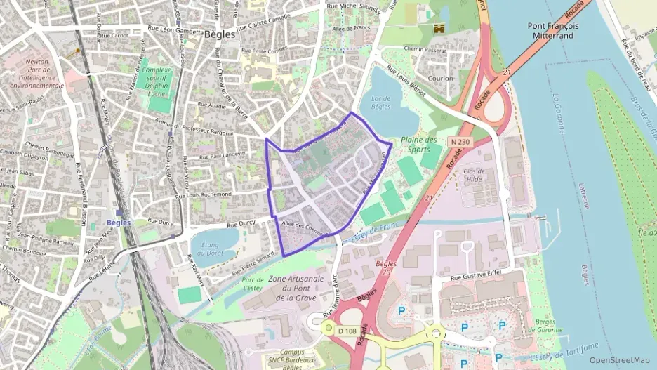 Appartement 58 m² trois pièces à vendre à Bègles