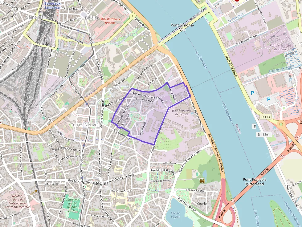 Appartement 66 m² trois pièces à vendre à Bègles