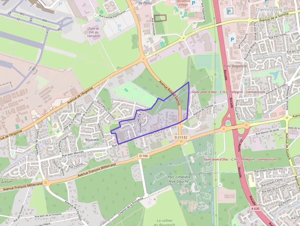 Appartement 62 m² trois pièces à vendre à Mérignac