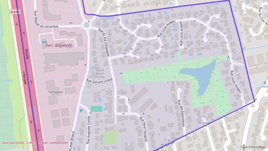 Appartement 56 m² trois pièces à vendre à Mérignac